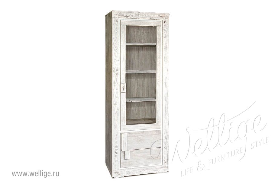 Шкаф-витрина в стиле лофт