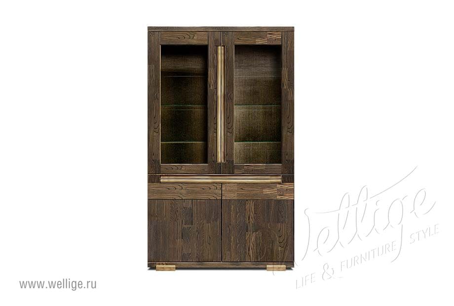 Шкаф-витрина в стиле лофт