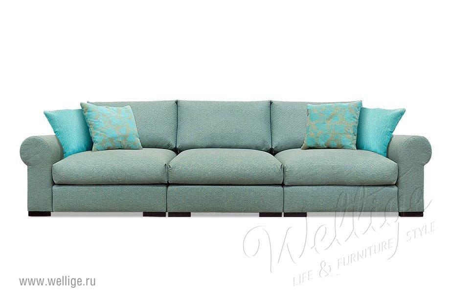 диваны в бирюзовых тонах