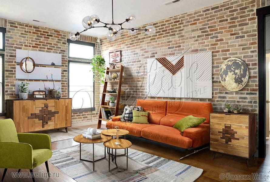 Светлый лофт в интерьере