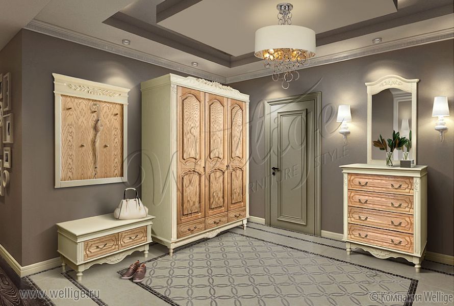 прихожая_интерьер комнаты прованс.jpg