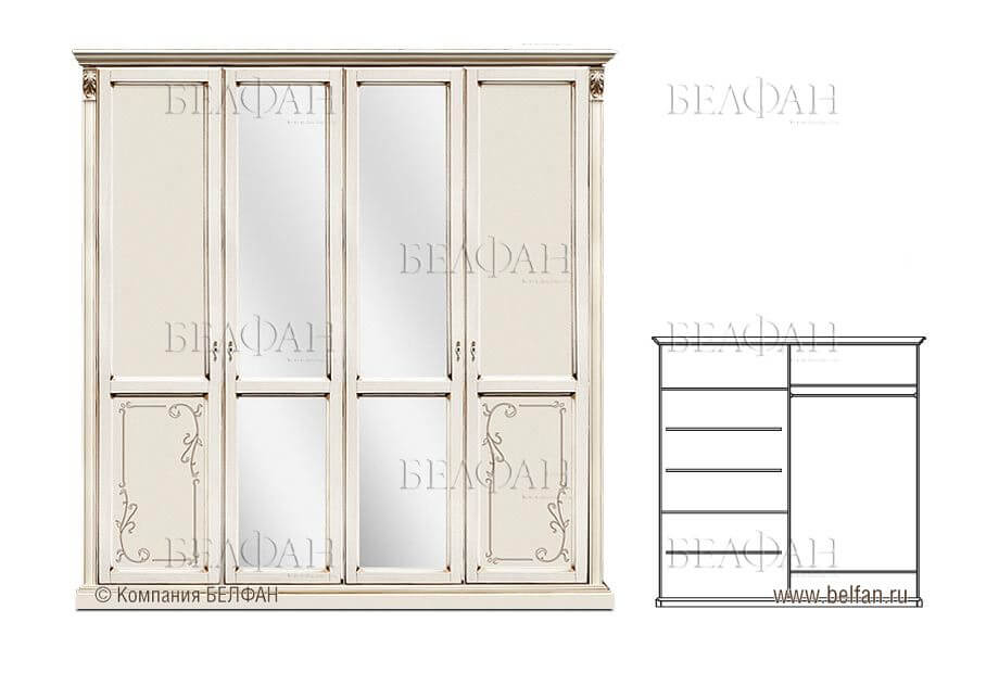 Фото6 шкаф с большим зеркалом Фото6 шкаф с большим зеркалом