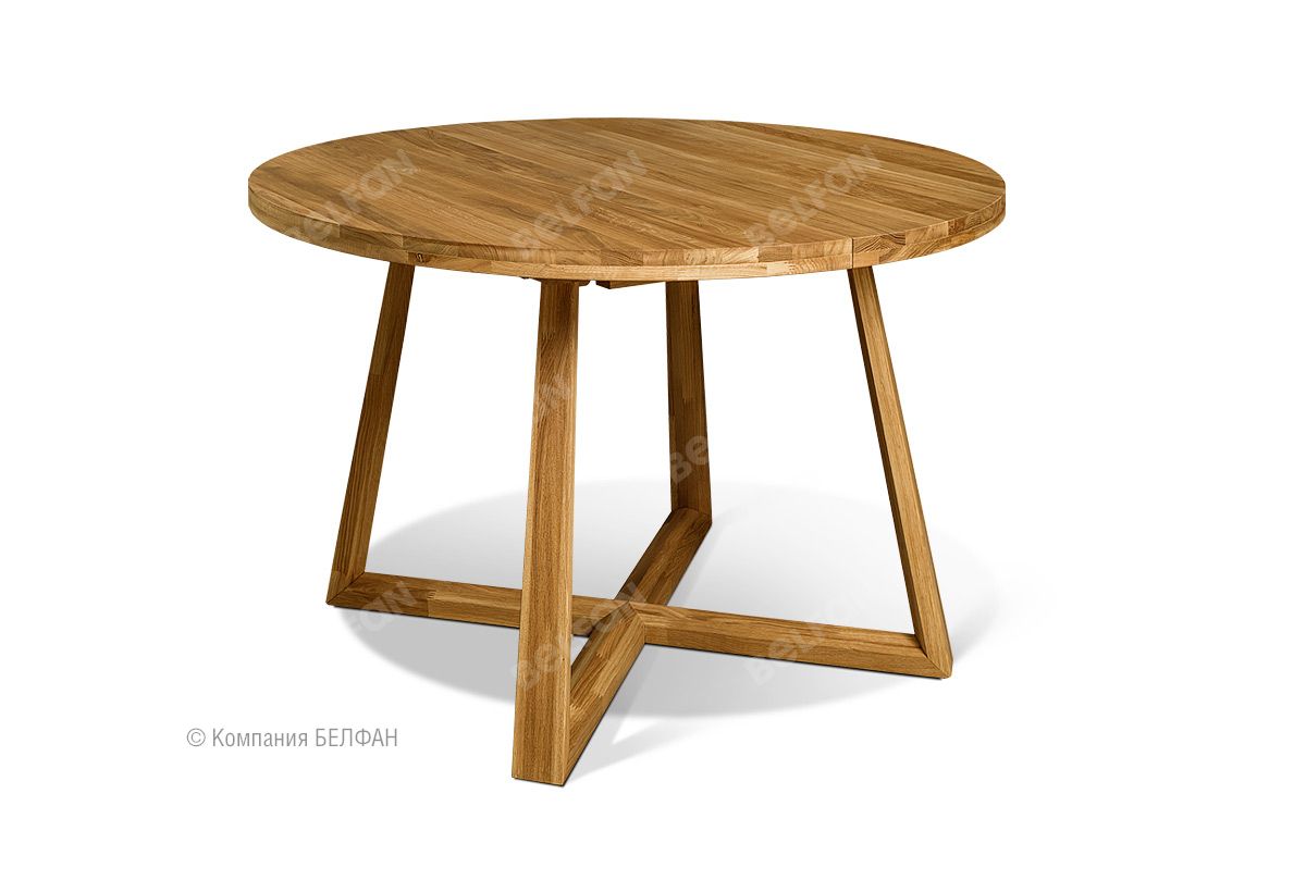 Цветовой ряд обеденных столов из массива дуба