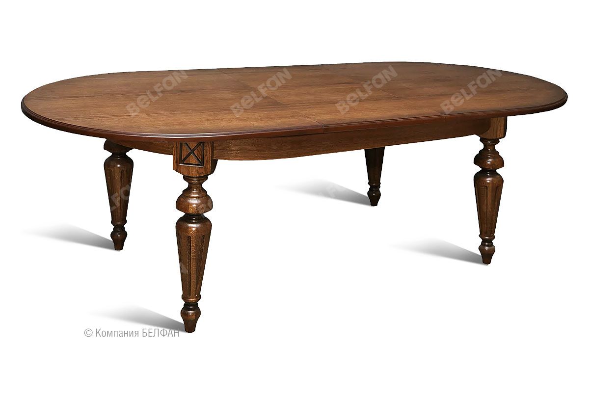 Размеры обеденного стола из массива дуба