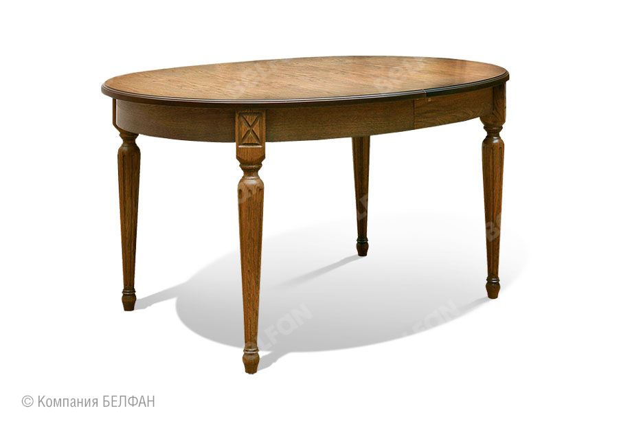 Размеры обеденного стола из массива дуба