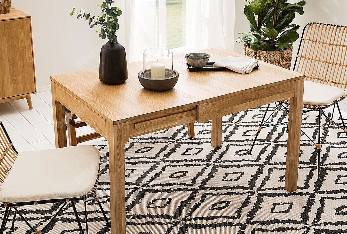 Рекомендации по уходу за обеденным столом из массива дуба