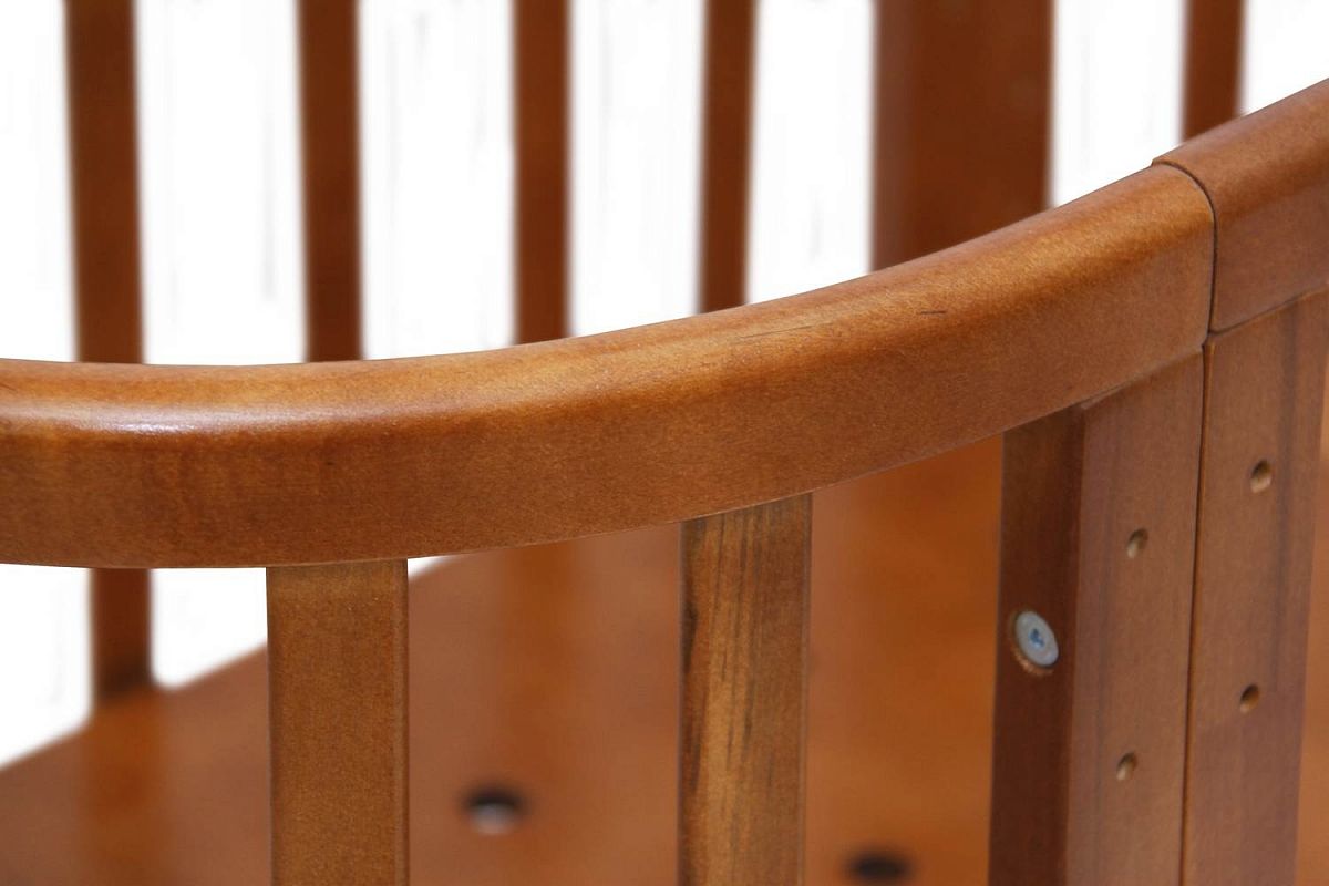 Овальная или круглая кровать-трансформер