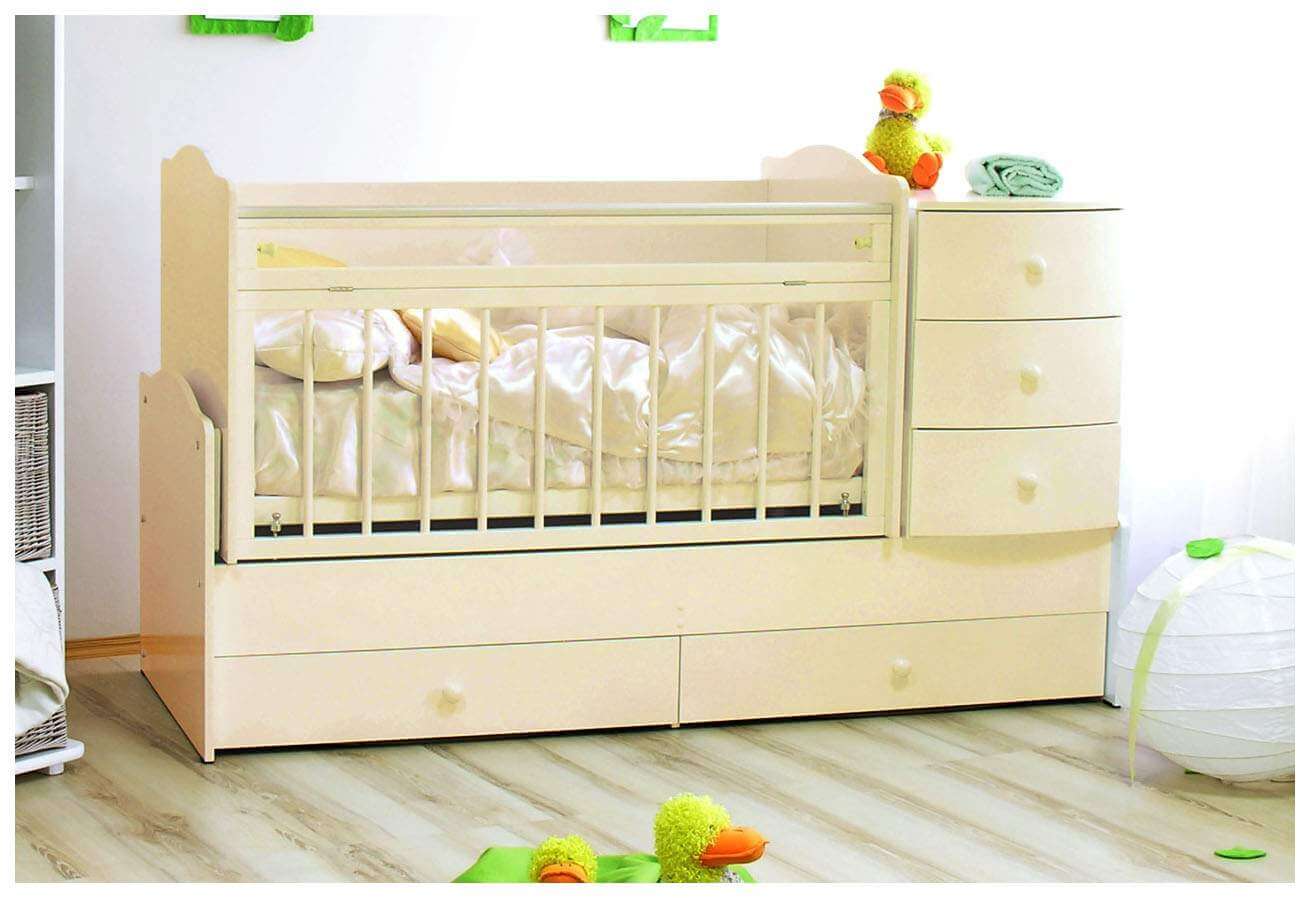 Все детские кровати оборудуются съемными ограждающими бортиками