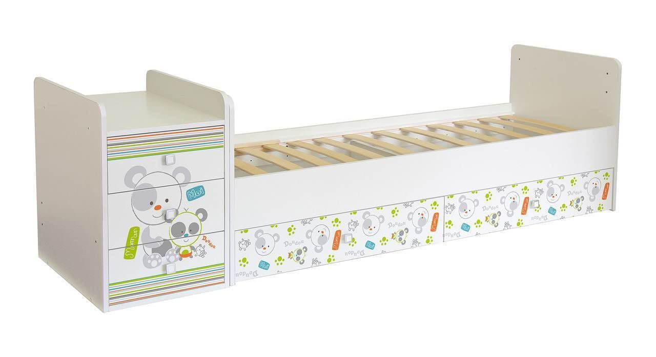 Требования к материалам для детской кровати с комодом