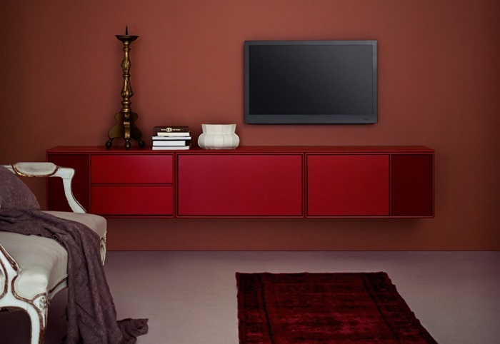 Цветовая гамма подвесных тумб под телевизор Цветовая гамма подвесных тумб под телевизор