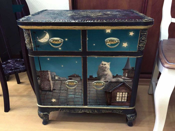 Декупаж мебели и стиль шебби-шик