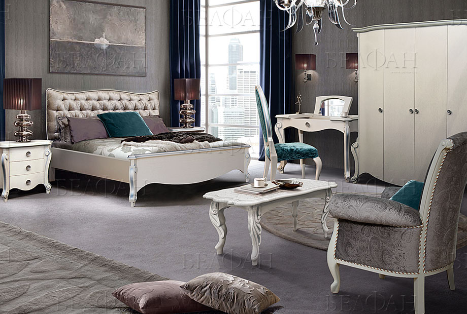 Купить мебель для спальни Луиза в Итальянском стиле в Челябинске