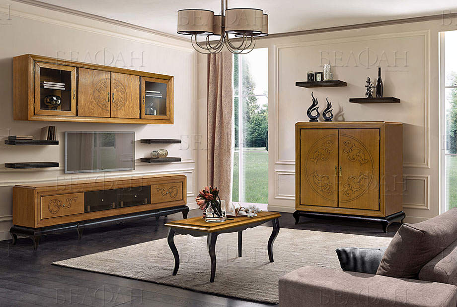 Купить мебель для гостиной Соната в Итальянском стиле в Челябинске