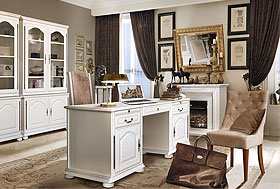 Купить мебель для кабинета Давиль в Классическом стиле в Челябинске